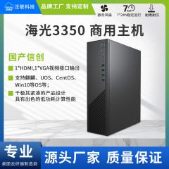 国产化台式电脑主机办公麒麟云桌面终端海光3350商务迷你主机批发