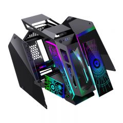 跨境台式电脑机箱 新款大小咖电竞机箱 网咖电脑异形台式游戏机箱